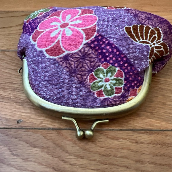 From Japan Multicolor Floral Coin Purse - Picture 4 of 8